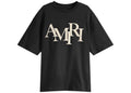 AMIRI STAGGERED LOGO T-SHIRT BLACK