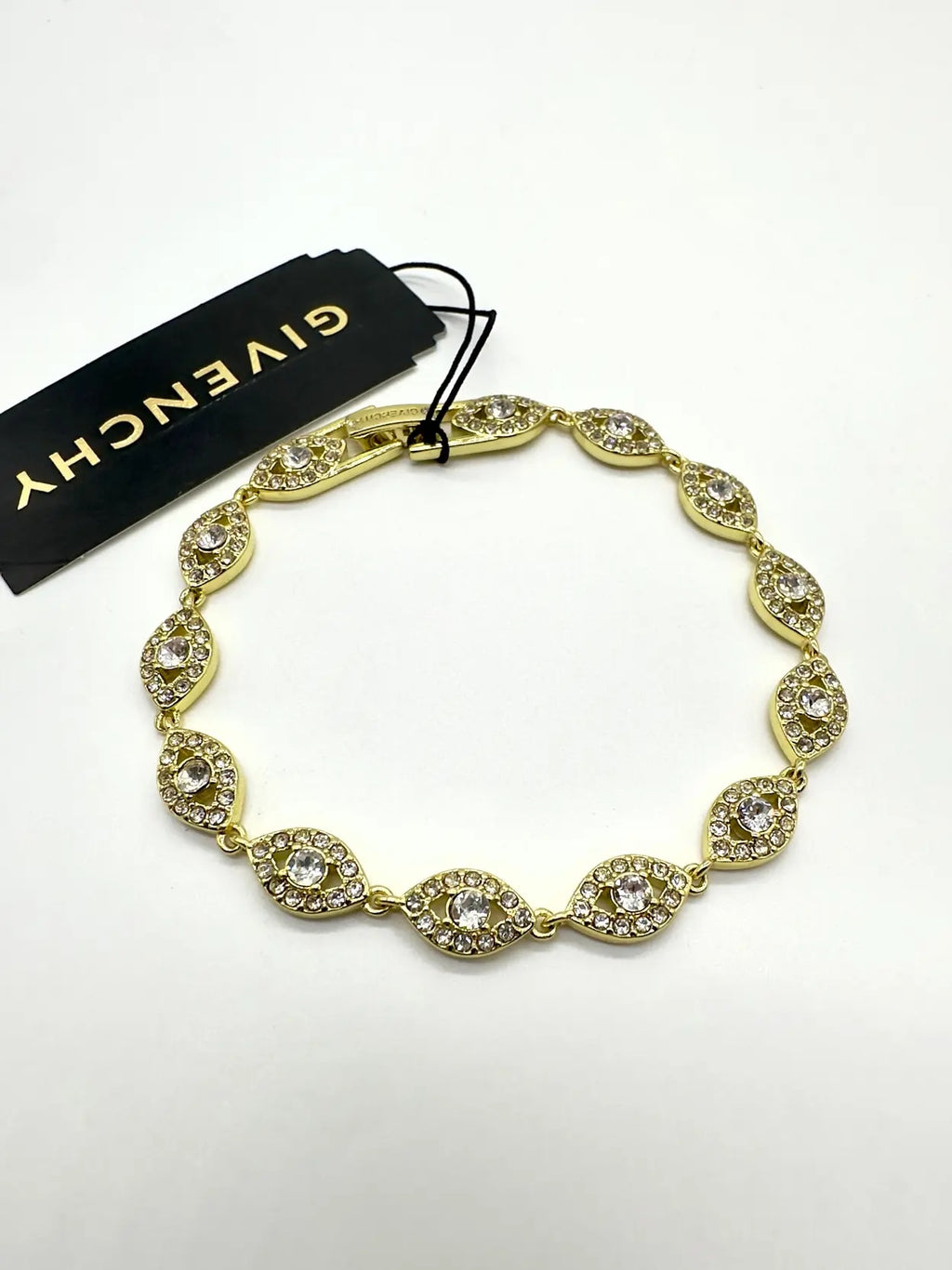 GIVENCHY BRACELET GOLD FLEX CRYSTAL