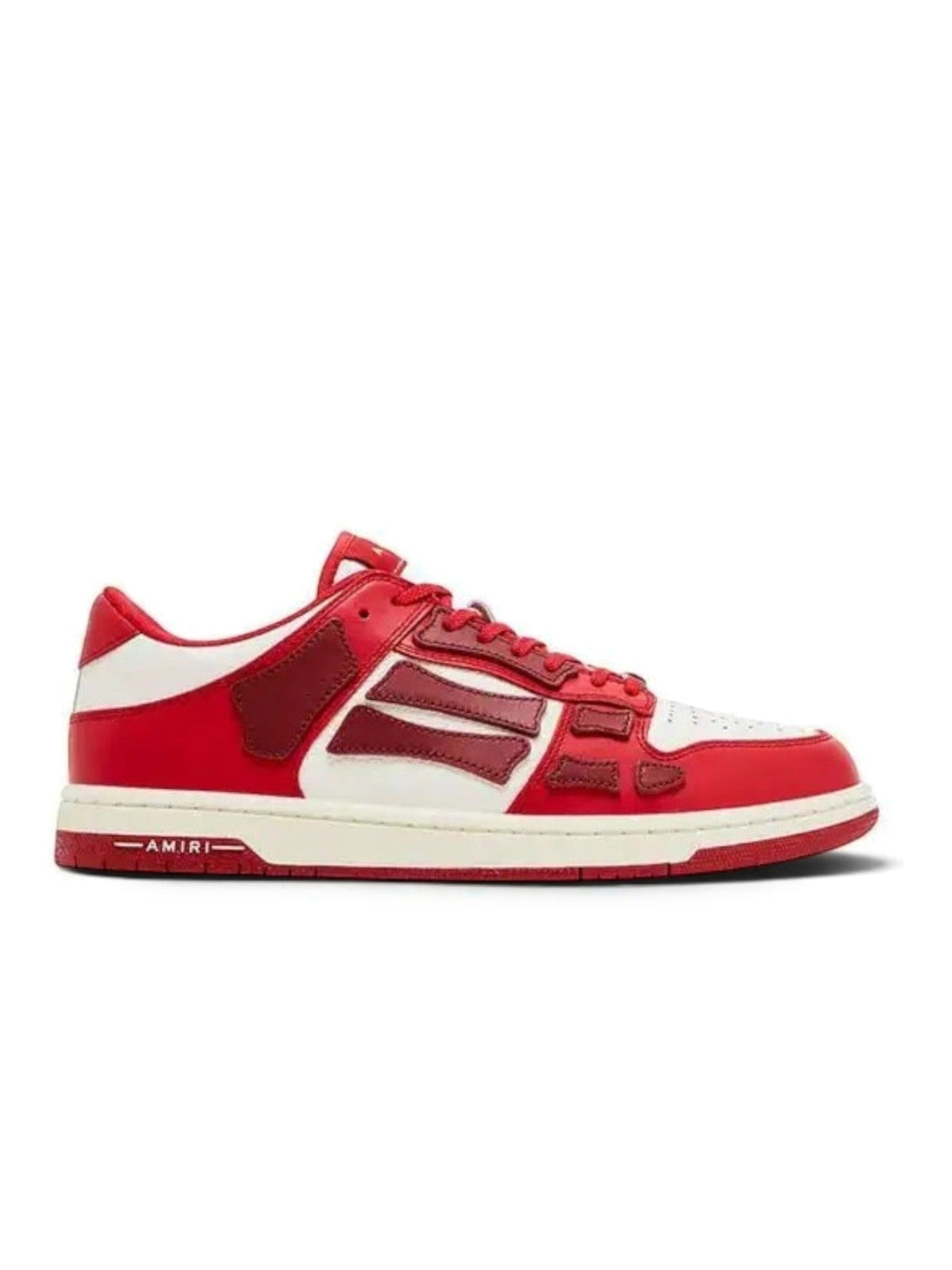 AMIRI SKEL TOP LOW RED WHITE BURGUNDY