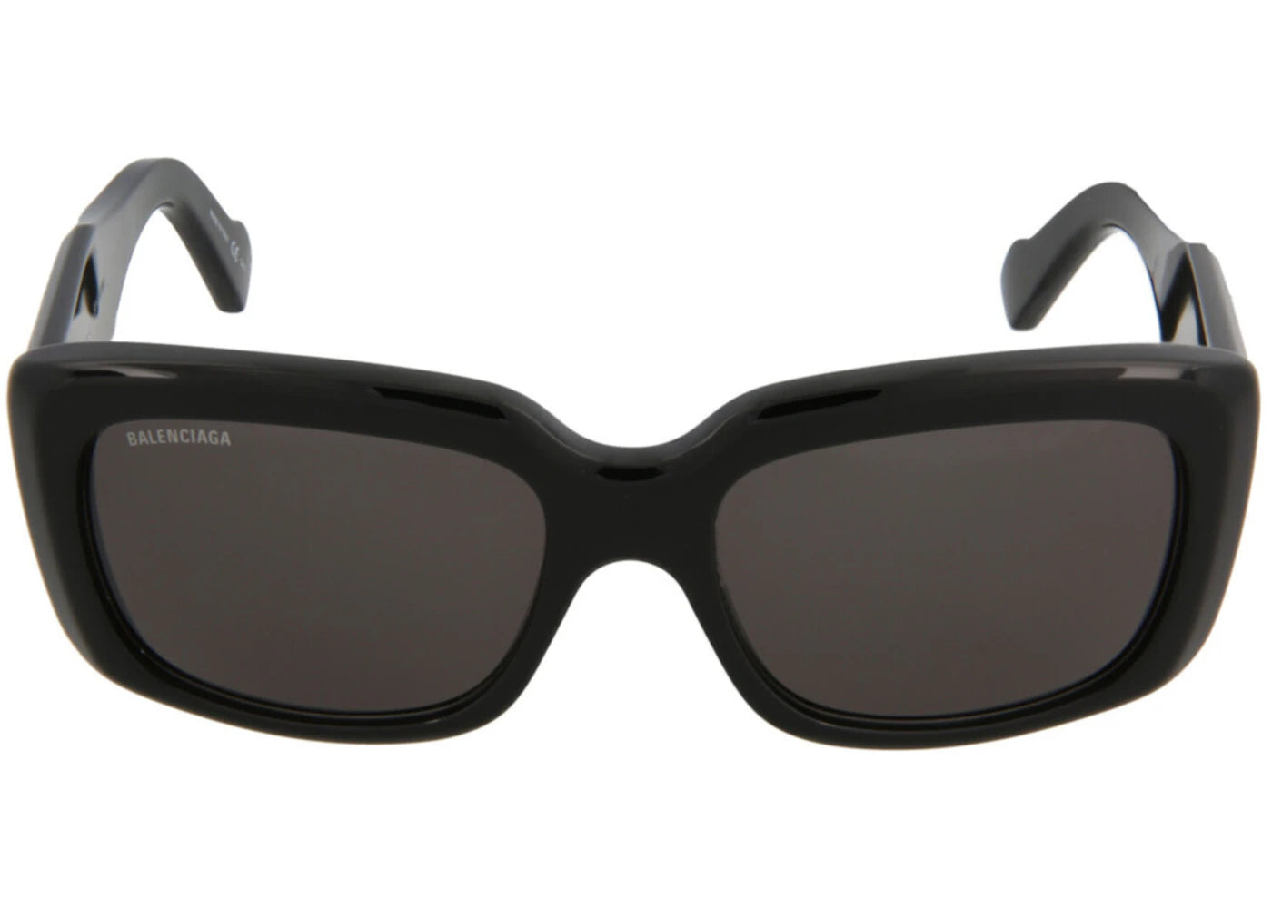BALENCIAGA SQUARE RECTANGLE SUNGLASSES BLACK