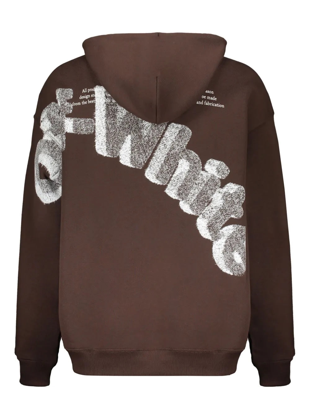 OFF WHITE SHARED BROWN HOODIE