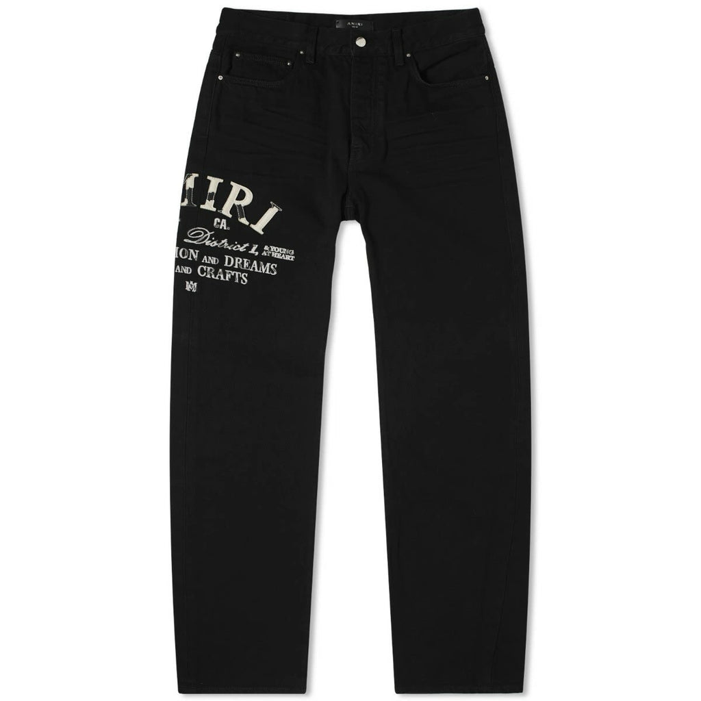 AMIRI ART DISTRICT JEANS BLACK