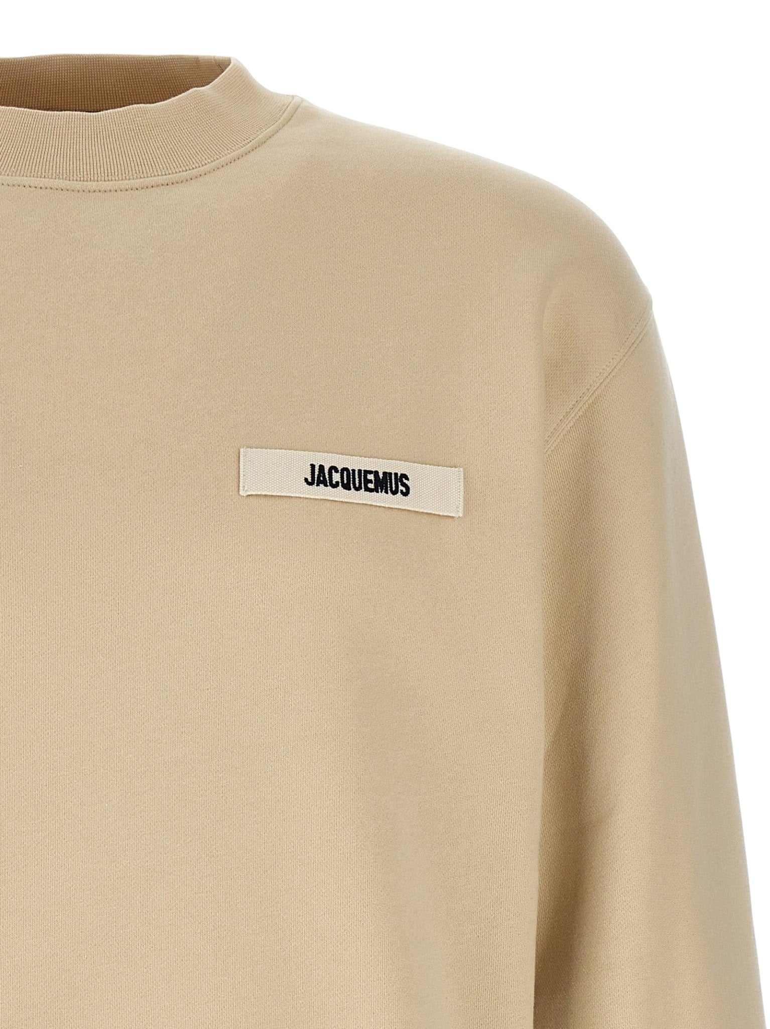 JACQUEMUS LE GROS GRAIN CREWNECK BEIGE