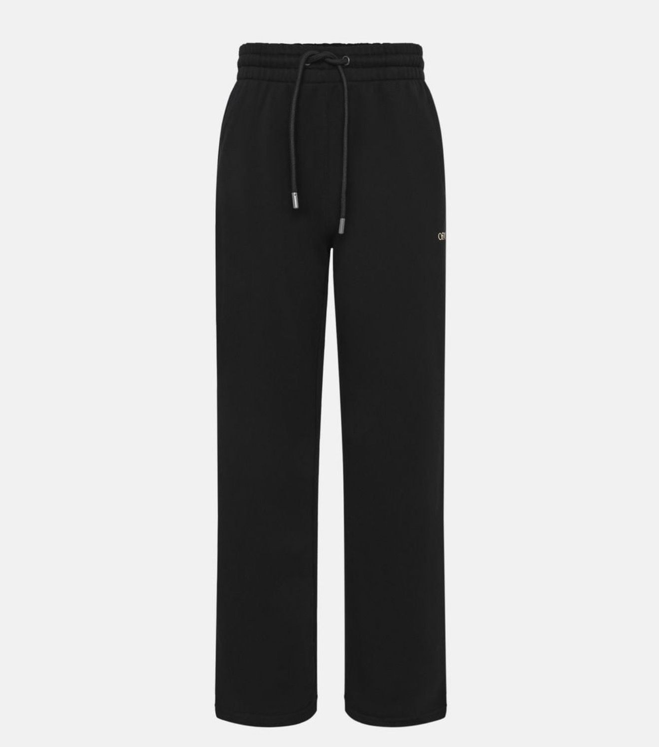 OFF WHITE BOLT ARROW OPEN HEM SWEATPANTS BLACK