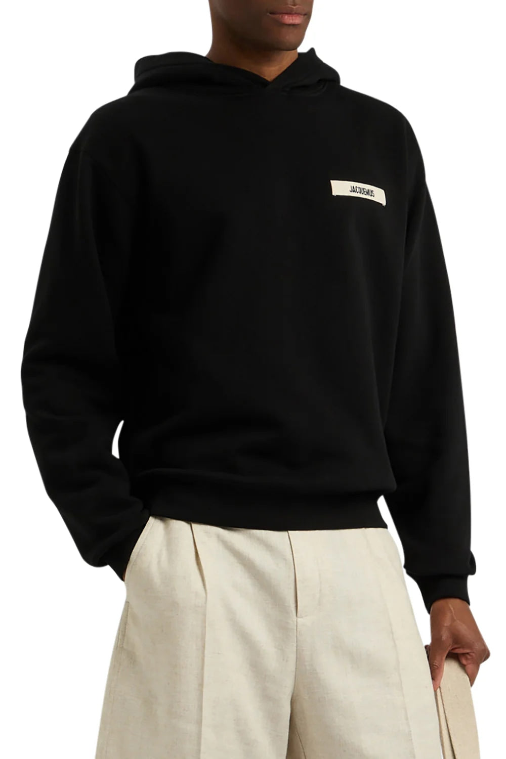 JACQUEMUS LE GROSS HOODIE BLACK