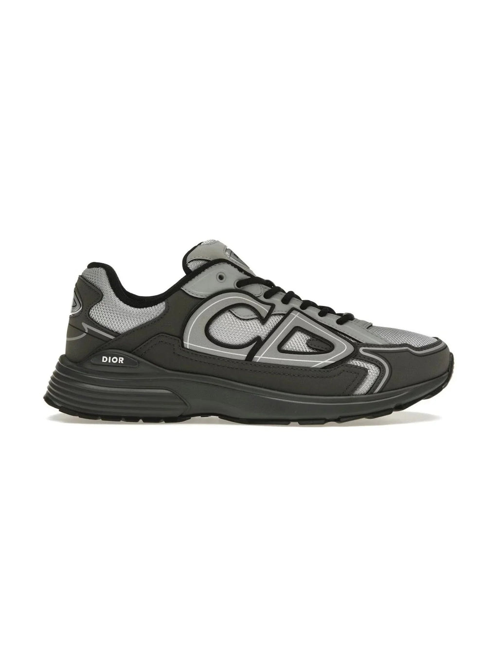 DIOR B30 GREY BLACK SNEAKERS