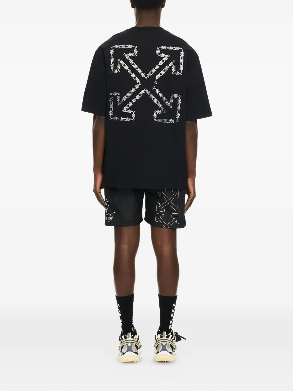 OFF WHITE CHAIN ARROW T-SHIRT BLACK