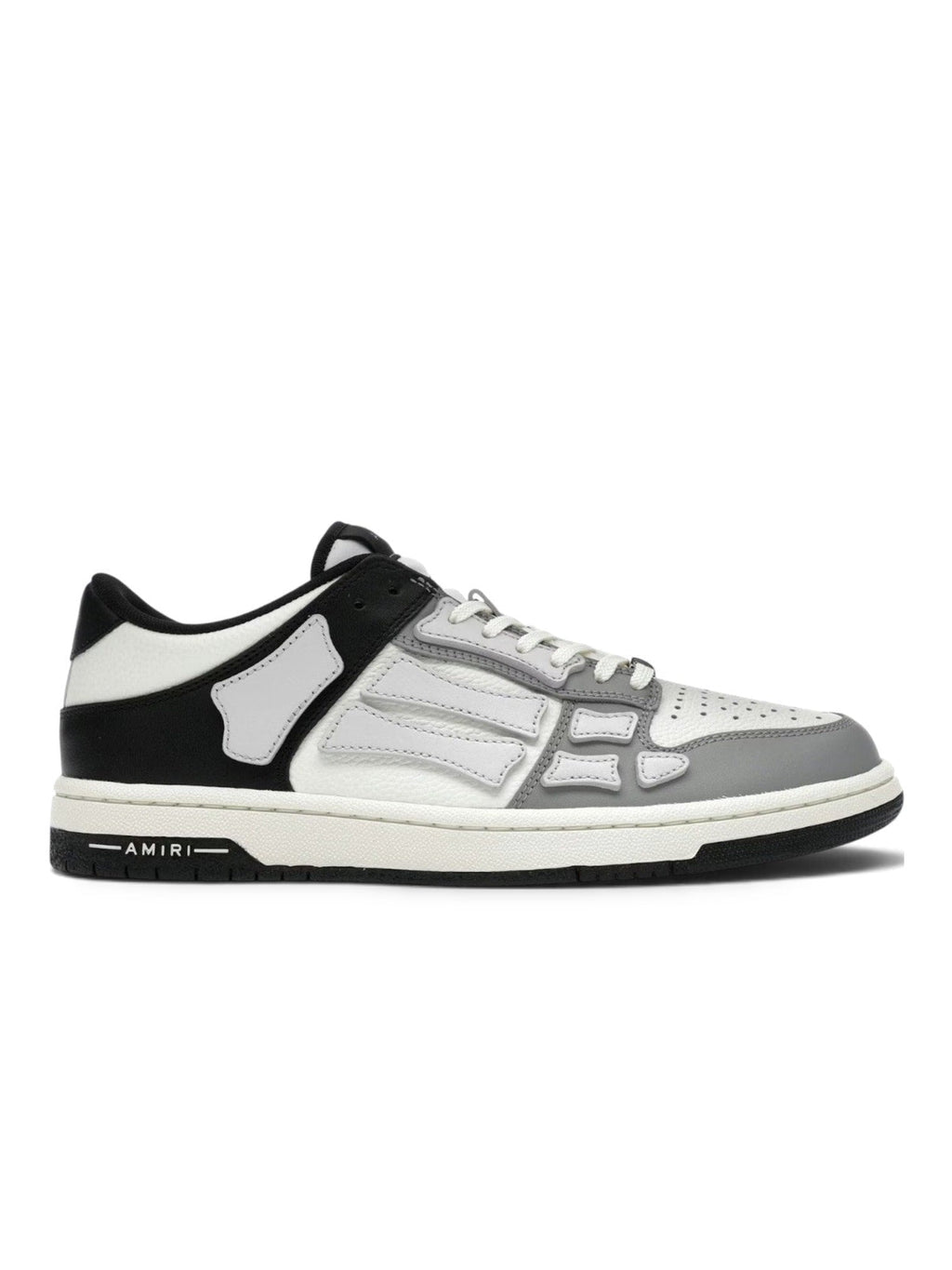 AMIRI SKEL LOW TOPS BLACK GREY