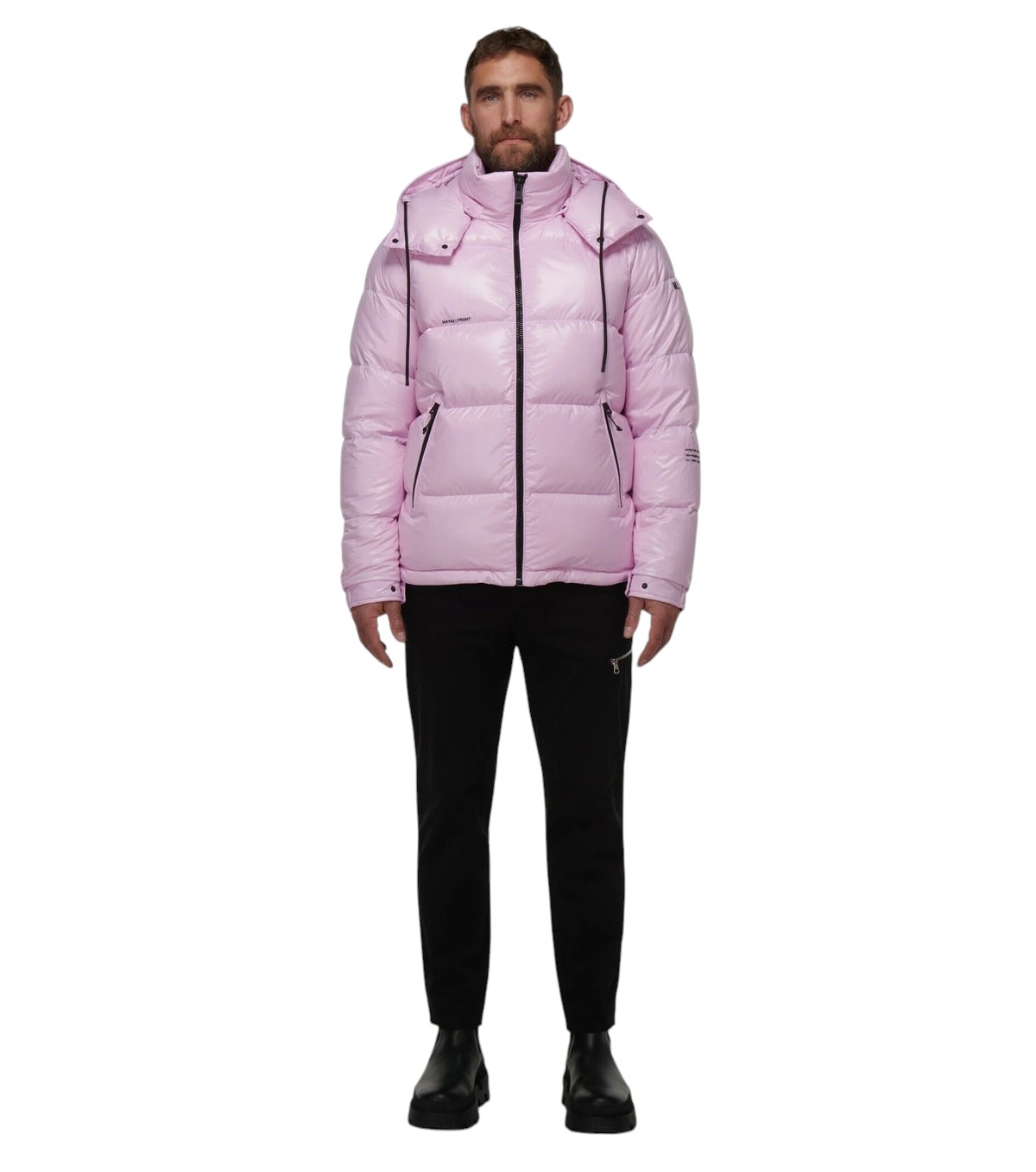 MONCLER HIROSHI FUJIWARA X FRAGMENT RICKEY SHORT DOWN JACKET LILAC