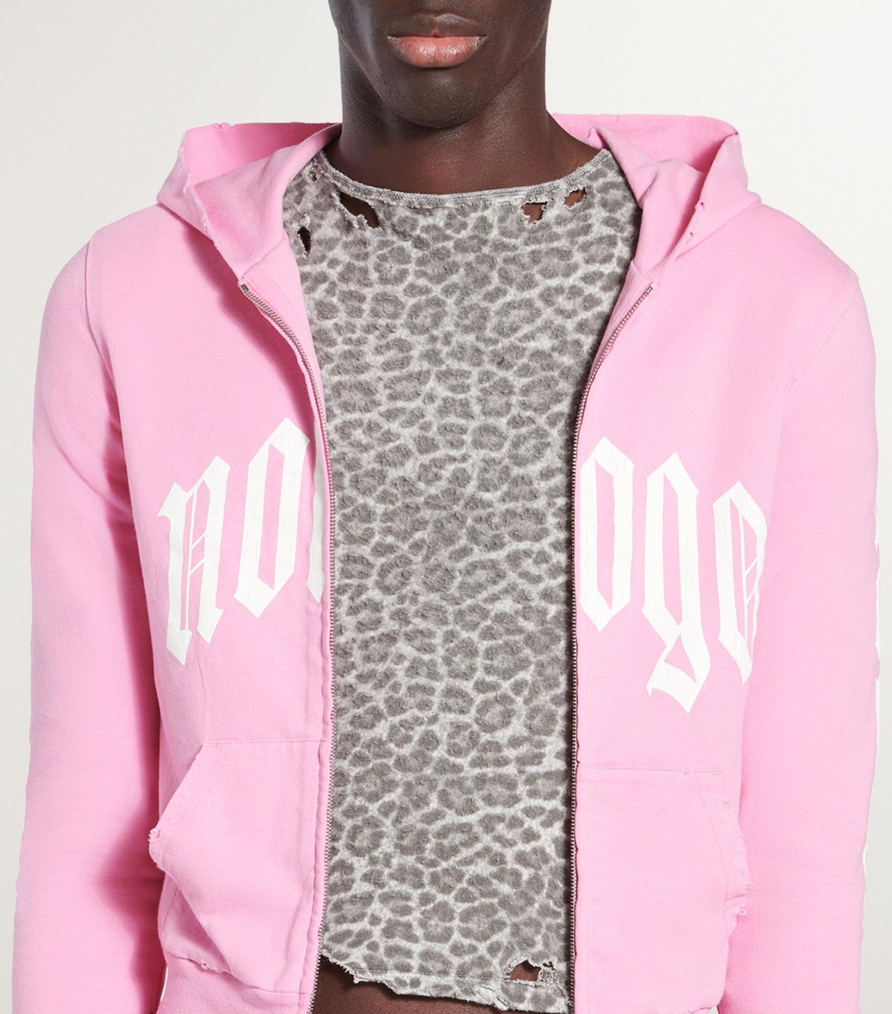 BALENCIAGA NO LOGO PINK ZIP UP WMNS