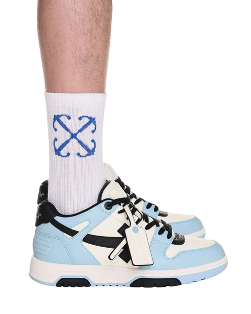 OFF-WHITE OUT OF OFFICE LOW TOPS LIGHT BLUE BLACK