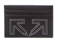 OFF WHITE ARROWS MOTIF CARD HOLDER BLACK