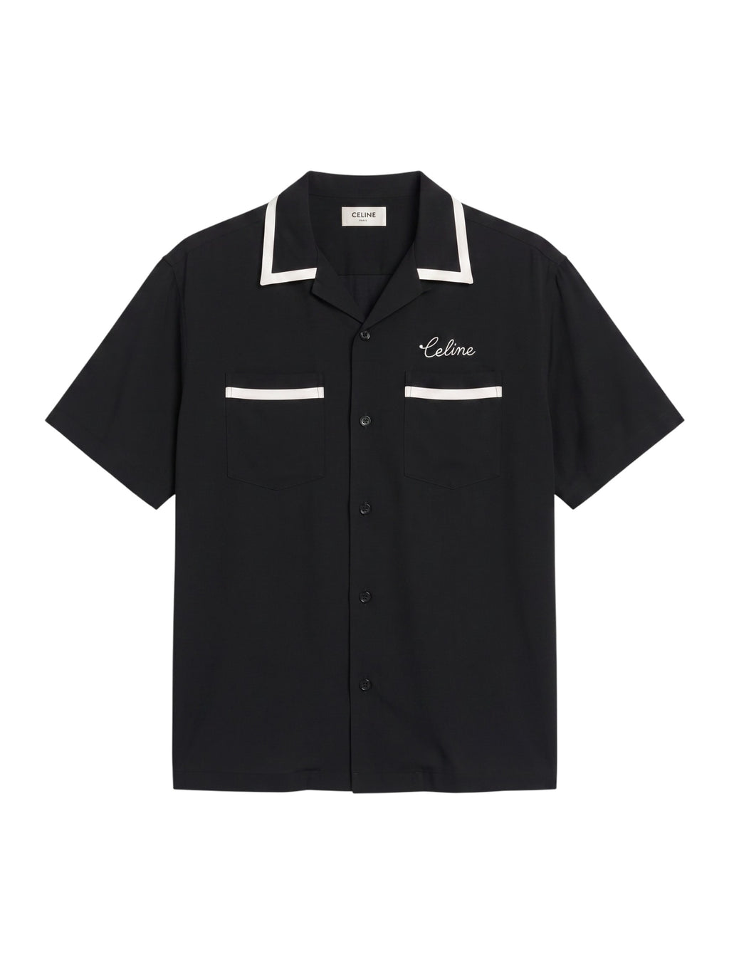 CELINE BOWLING SHIRT BLACK