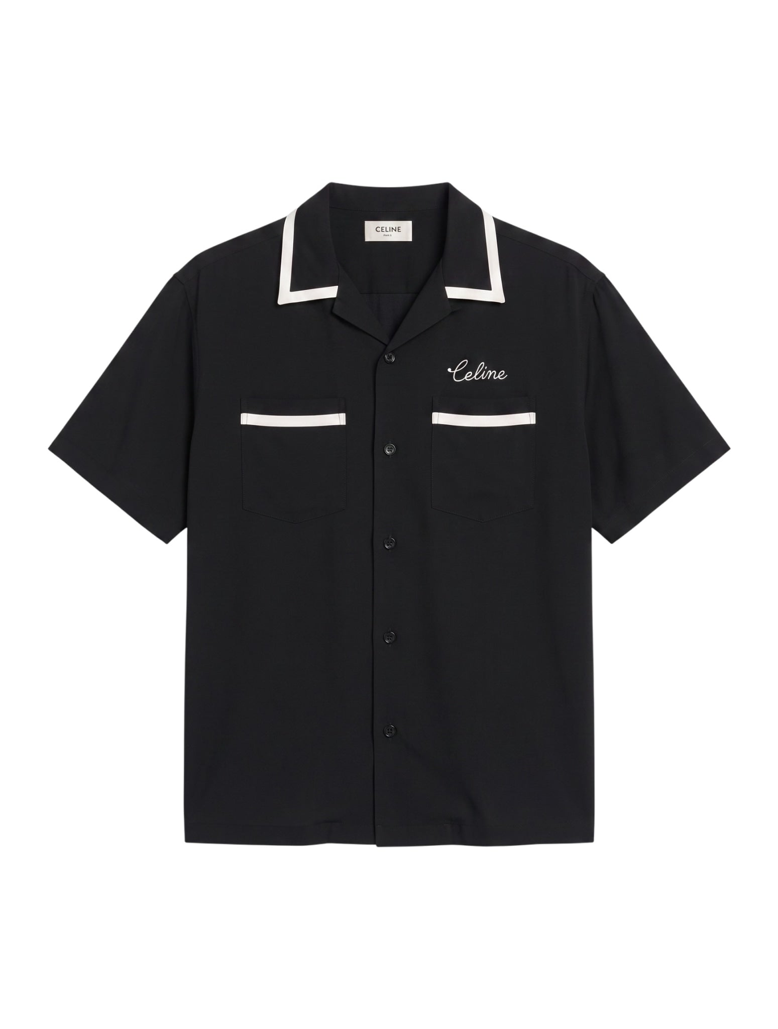 CELINE BOWLING SHIRT BLACK