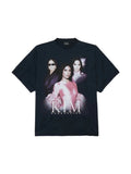 BALENCIAGA KIM K BABY T-SHIRT FADED BLACK