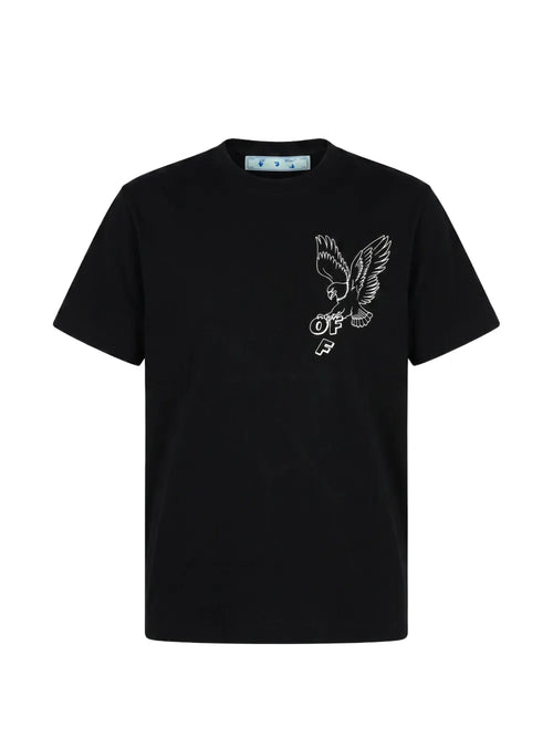 OFF WHITE EAGLE T-SHIRT BLACK