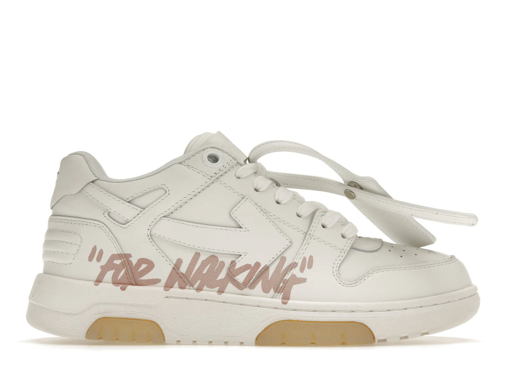 OFF WHITE OUT OF OFFICE 'FOR WALKING' WHITE PINK 