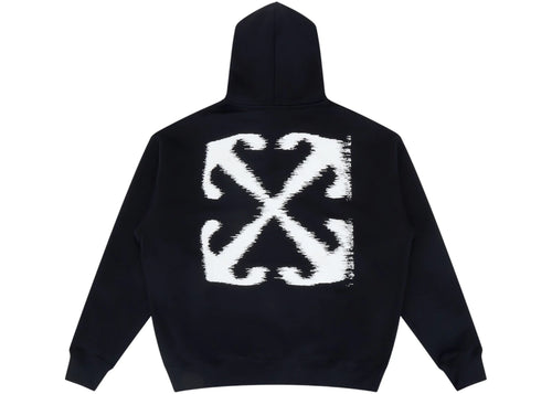 OFF WHITE WINDY ARROW HOODIE BLACK