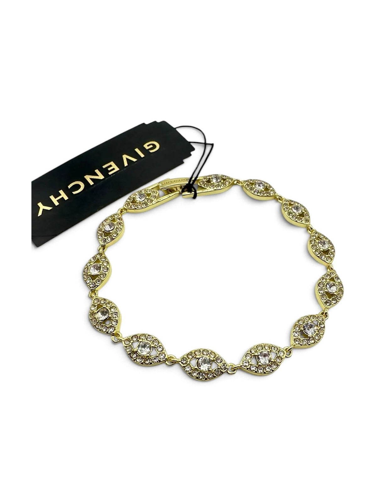 GIVENCHY BRACELET GOLD FLEX CRYSTAL