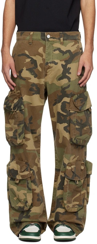 AMIRI CAMO CARGO OVERSIZED PANTS