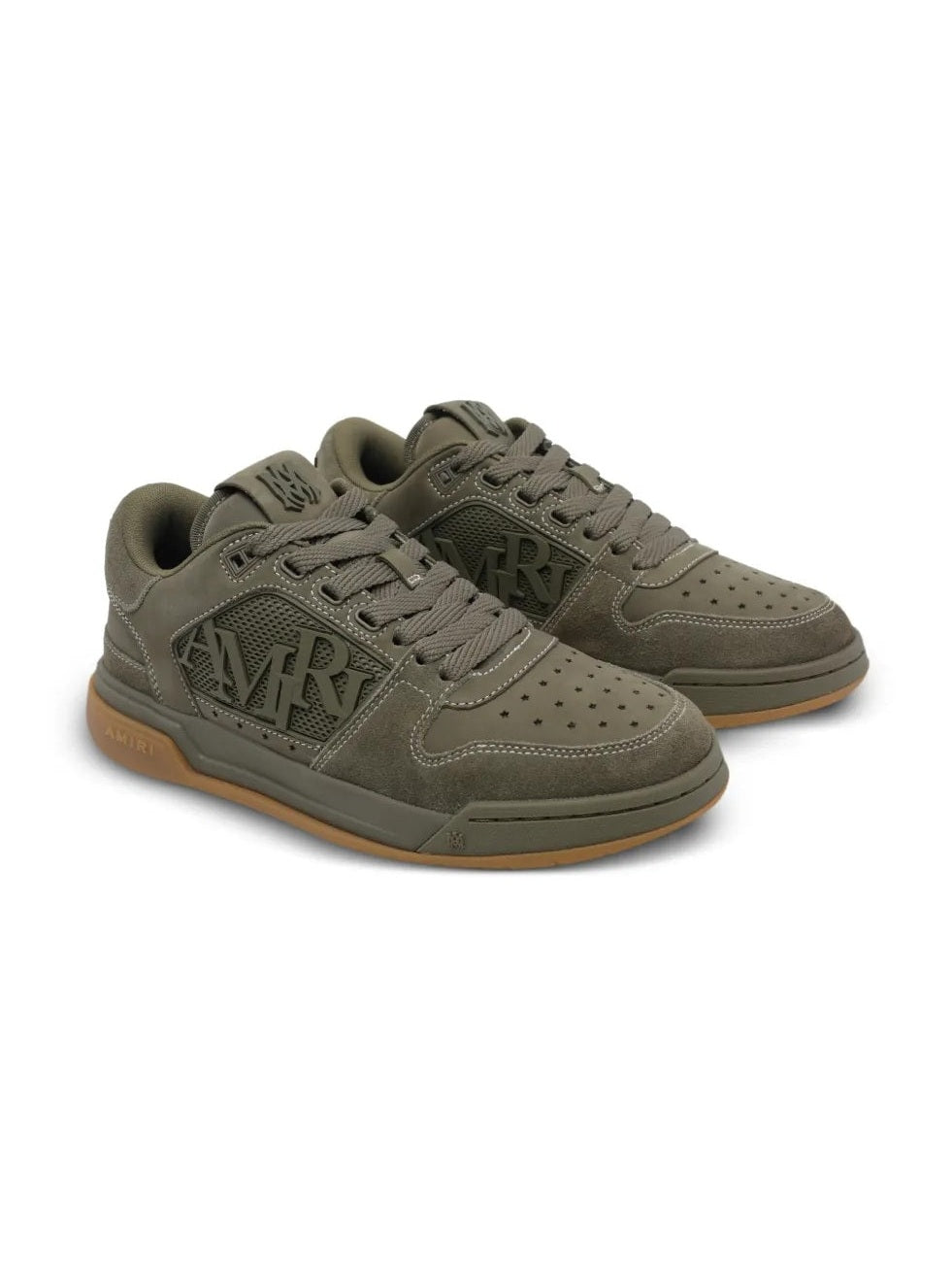 AMIRI CLASSIC LOW SNEAKERS KHAKI GREEN