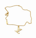 LOUIS VUITTON LV INITIALS NECKLACE