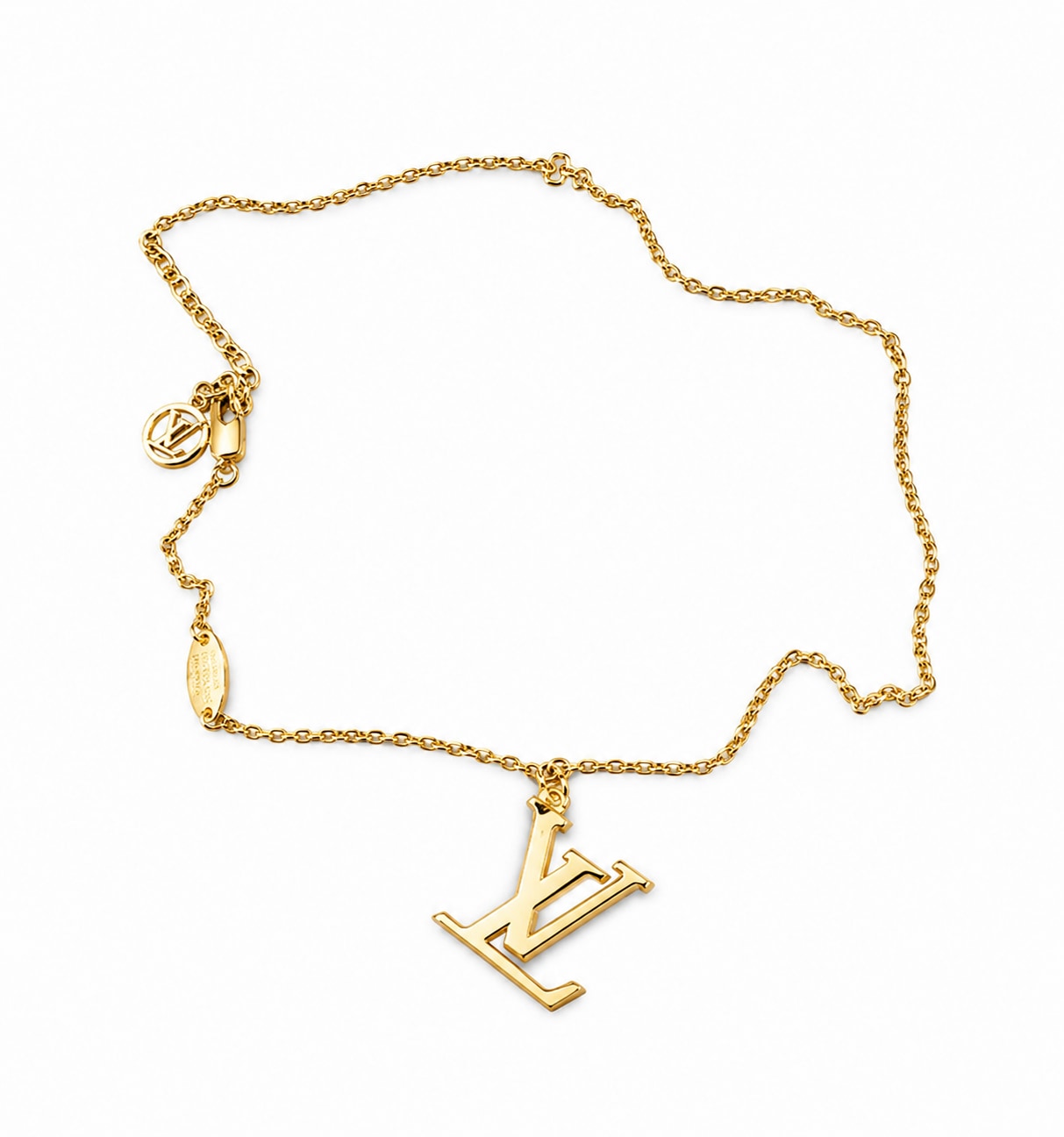 LOUIS VUITTON LV INITIALS NECKLACE