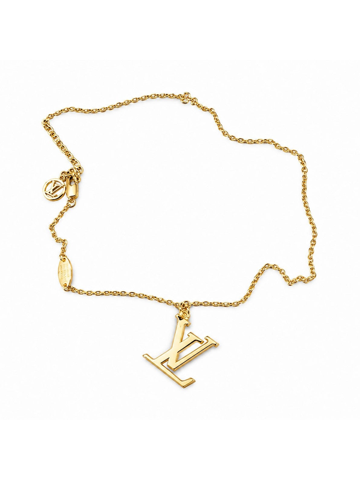LOUIS VUITTON LV INITIALS NECKLACE
