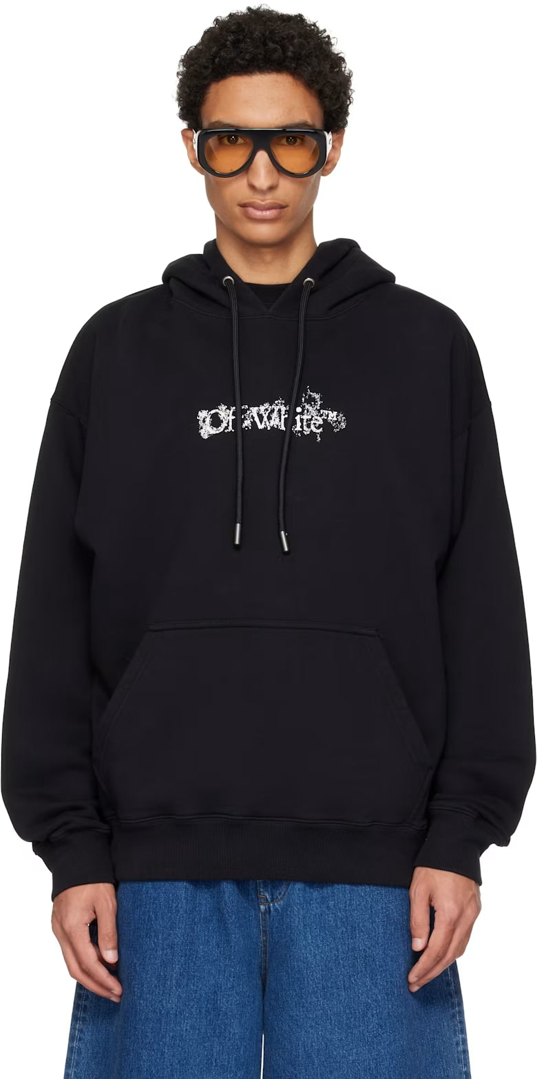 OFF WHITE HERALDIC HOODIE BLACK ARROW