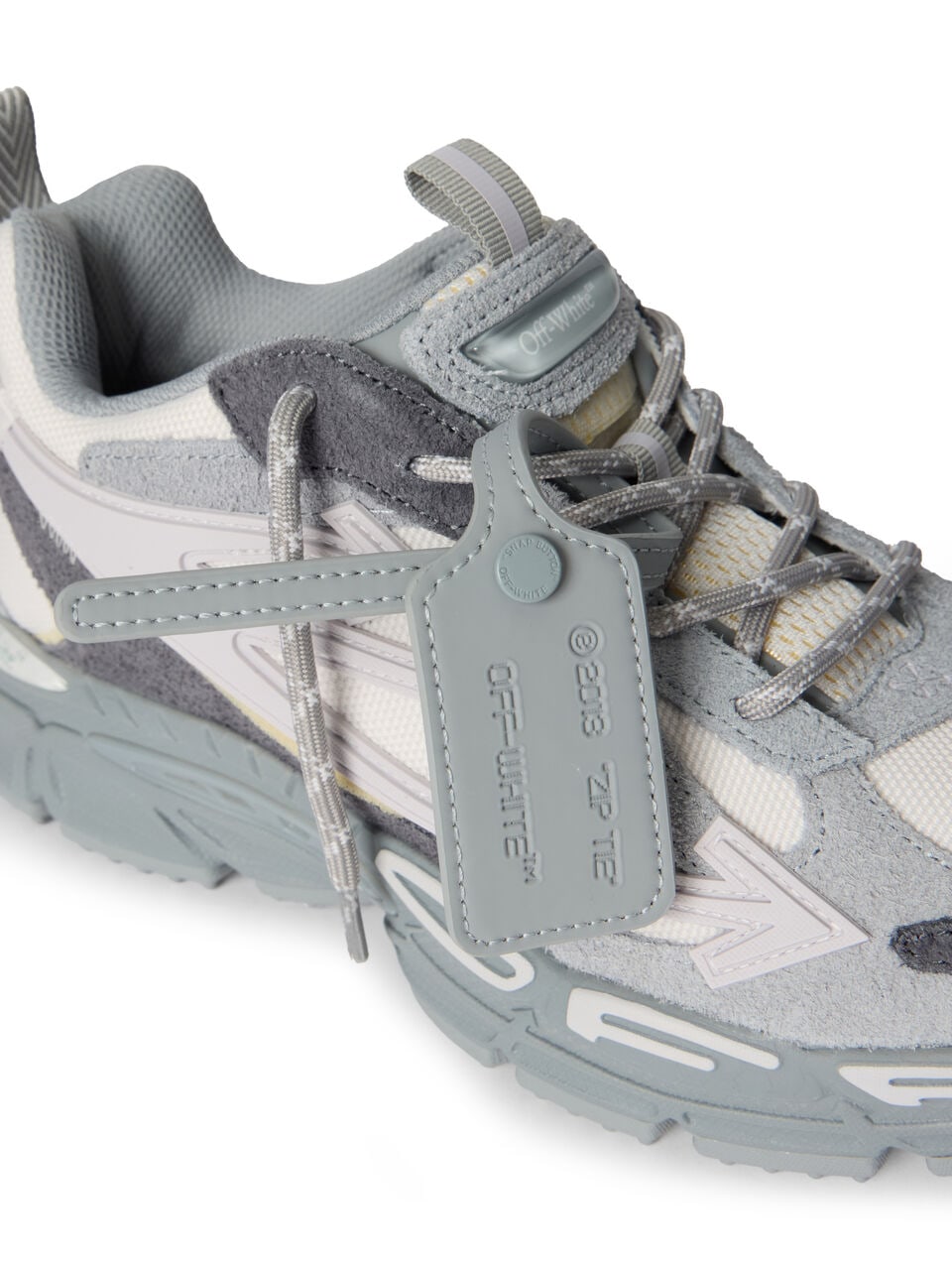 OFF WHITE BE RIGHT BACK GREY SUEDE