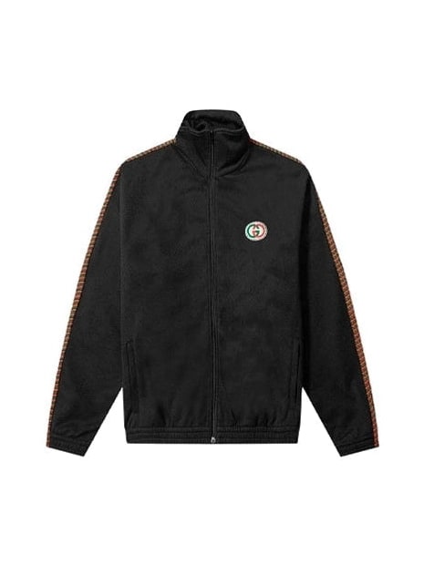 GUCCI MESH STRIPED TRACK JACKET