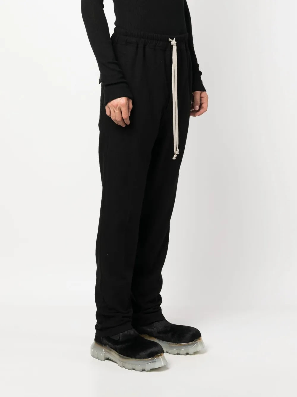 RICK OWENS ALL BLACK SWEATPANTS