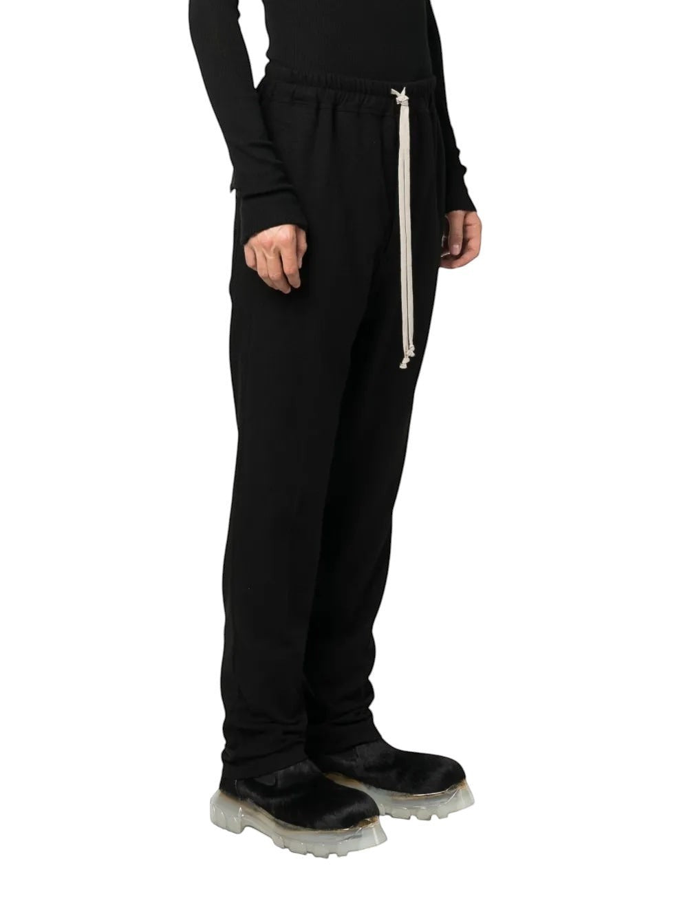 RICK OWENS ALL BLACK SWEATPANTS