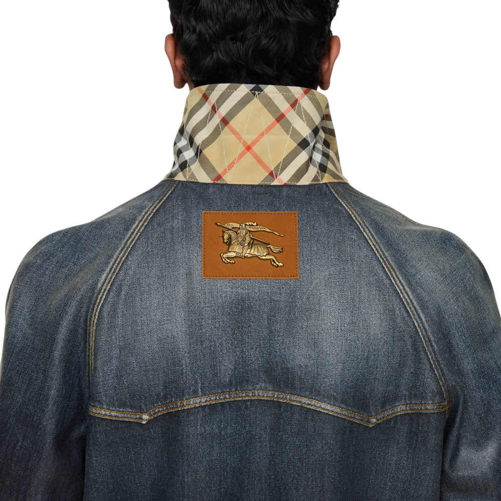 BURBERRY COATED DENIM JACKET