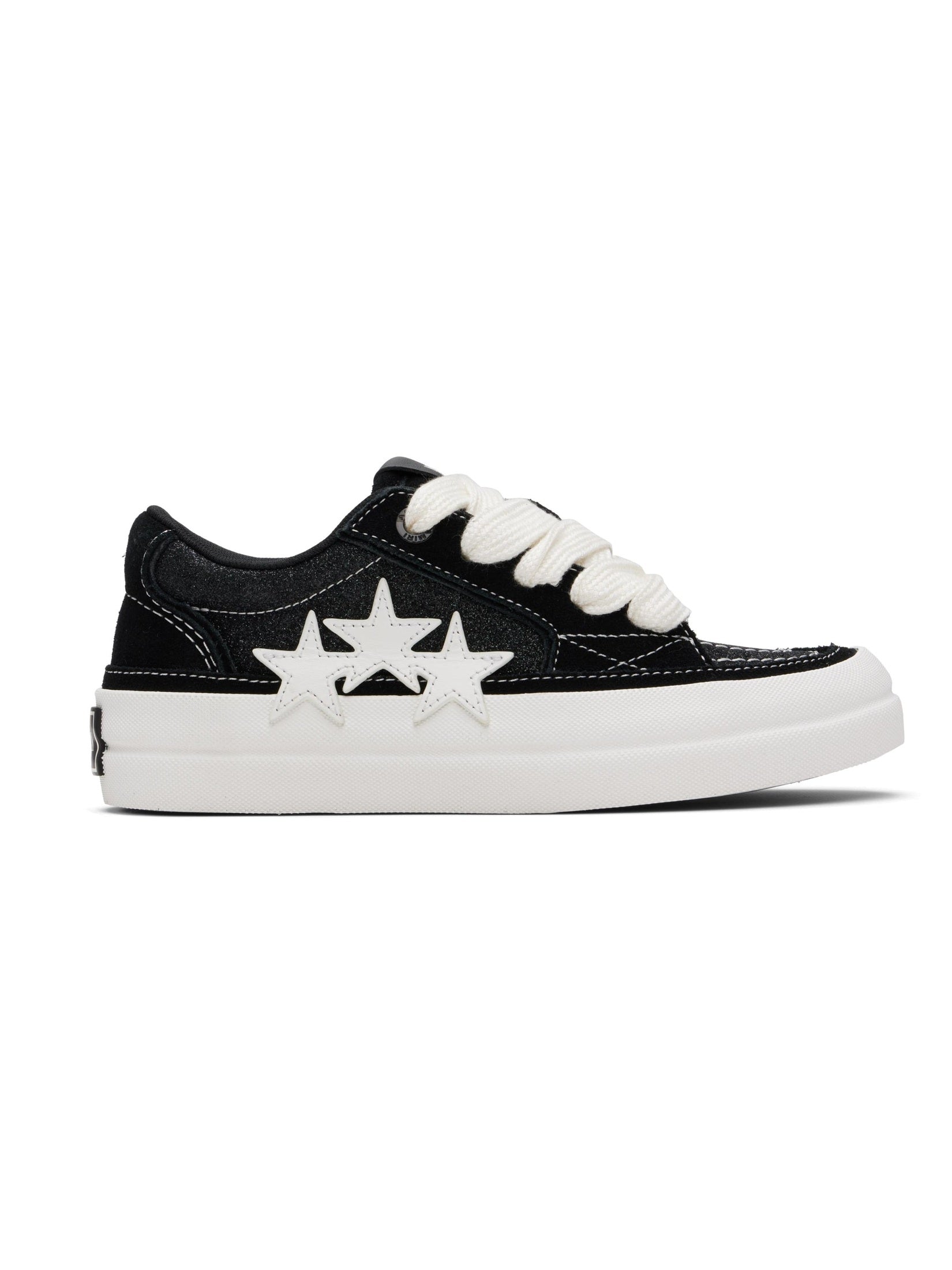 AMIRI BLACK GLITTER SUNSET SKATE SNEAKERS