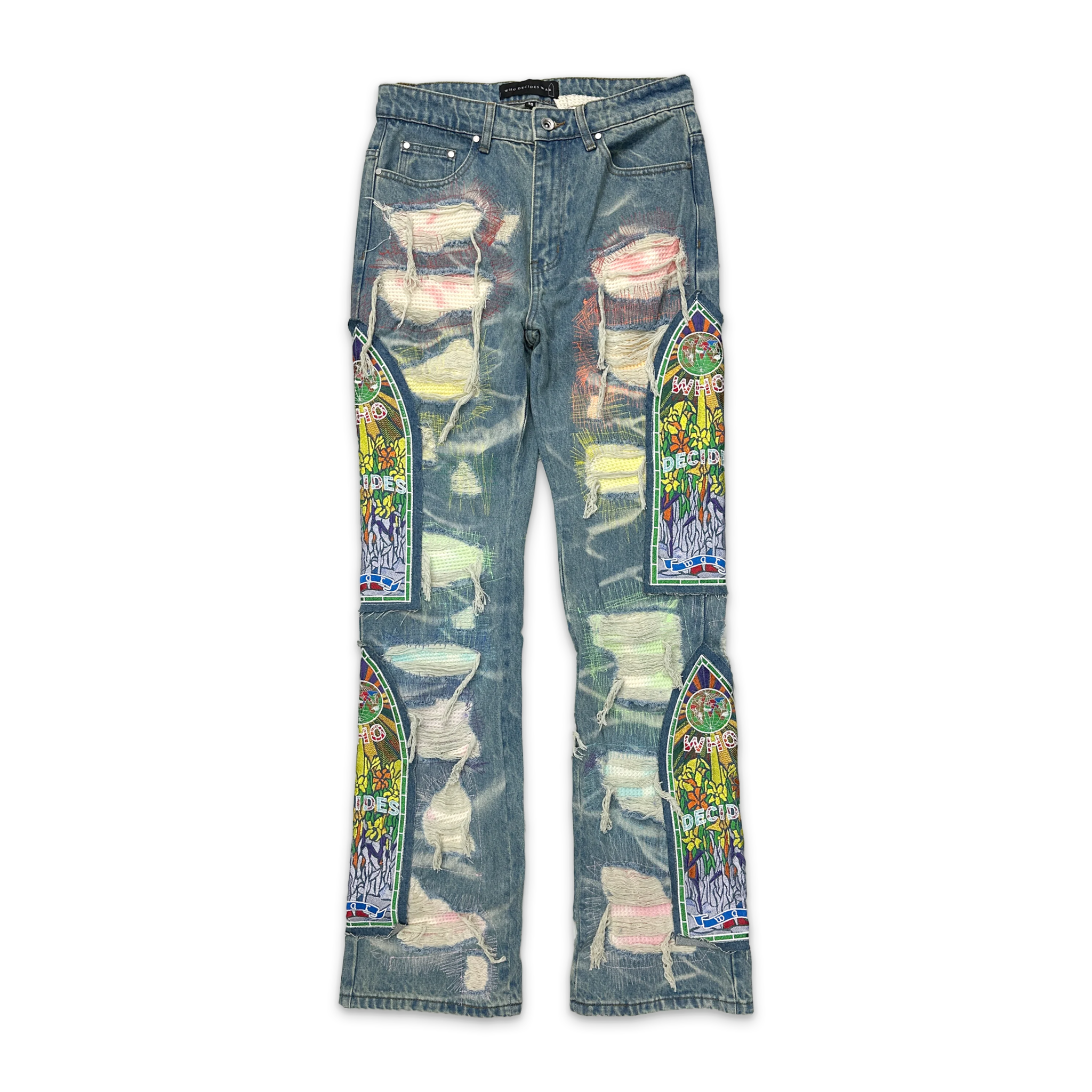 WHO DECIDES WAR ROYGBIV FUSION DENIM
