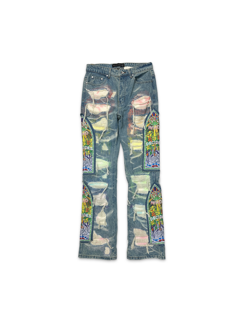 WHO DECIDES WAR ROYGBIV FUSION DENIM