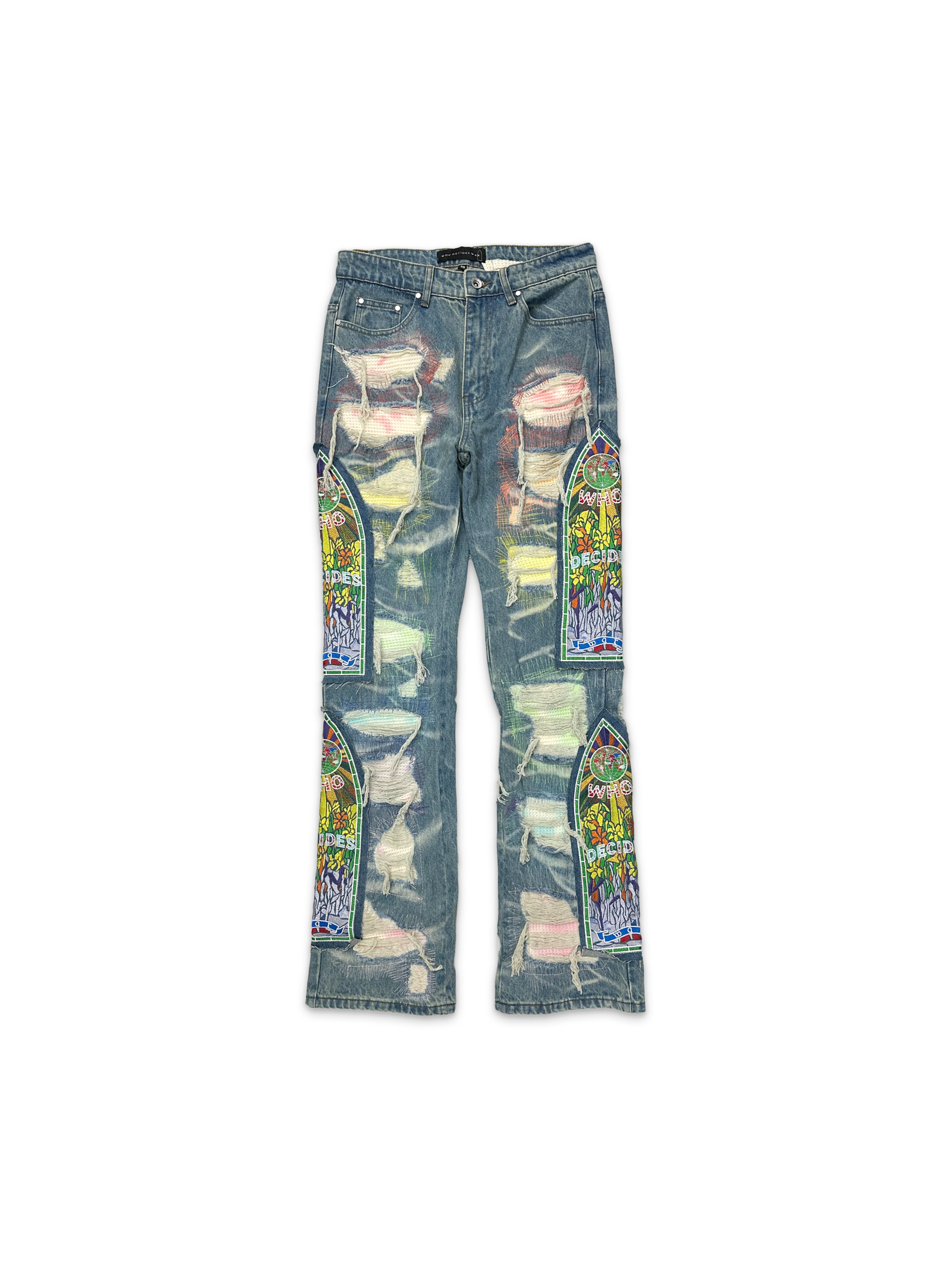 WHO DECIDES WAR ROYGBIV FUSION DENIM