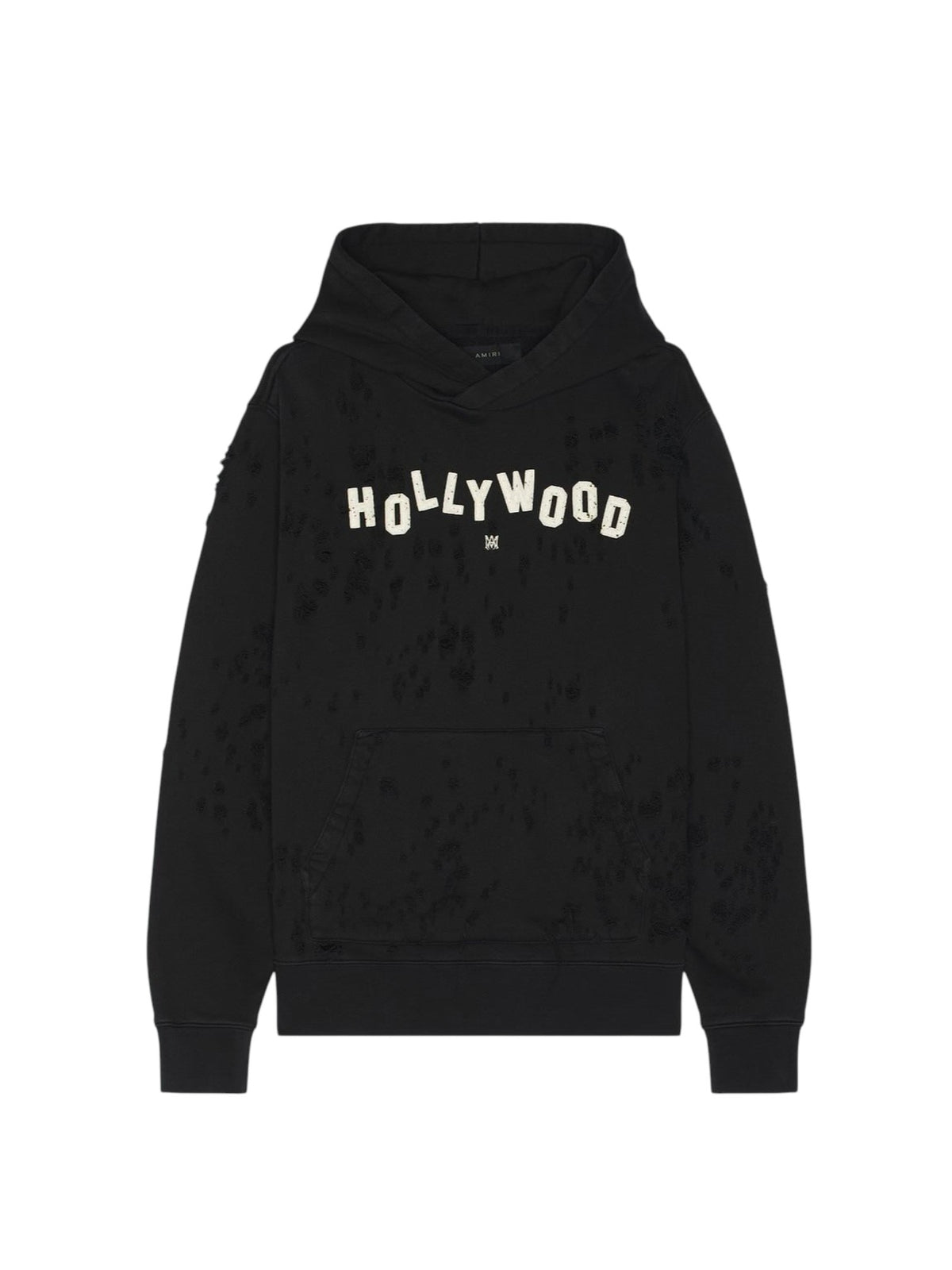 AMIRI HOLLYWOOD SHOTGUN HOODIE BLACK