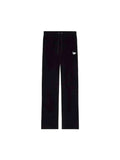 CELINE VELVET BLACK SWEATPANTS