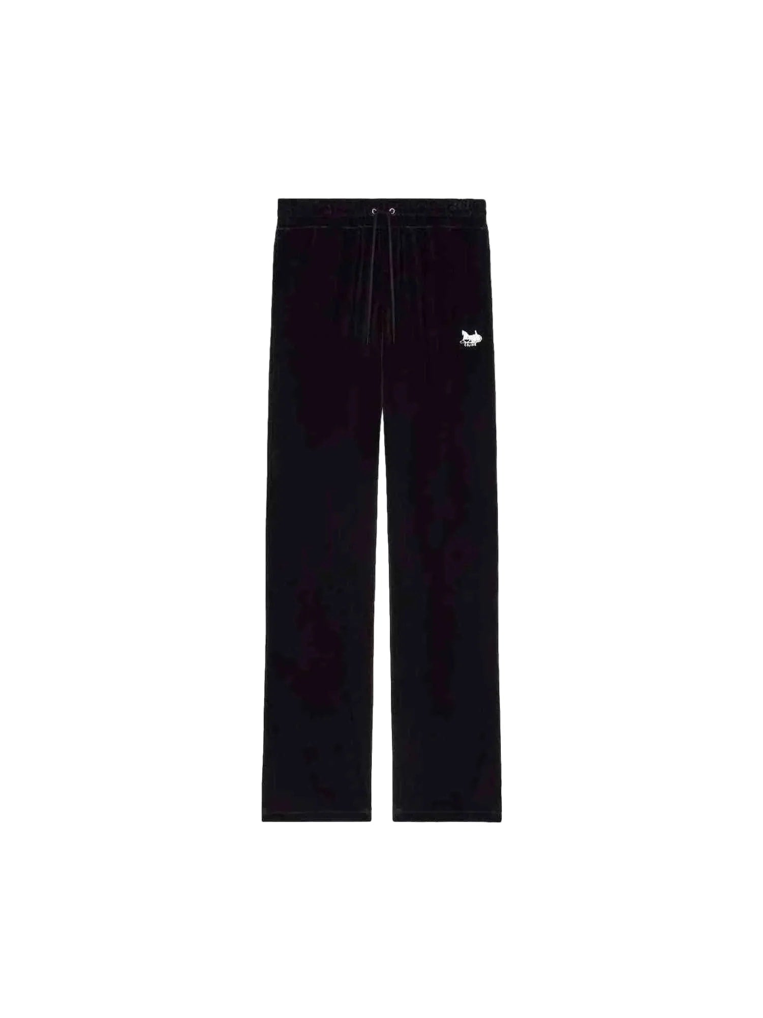 CELINE VELVET BLACK SWEATPANTS