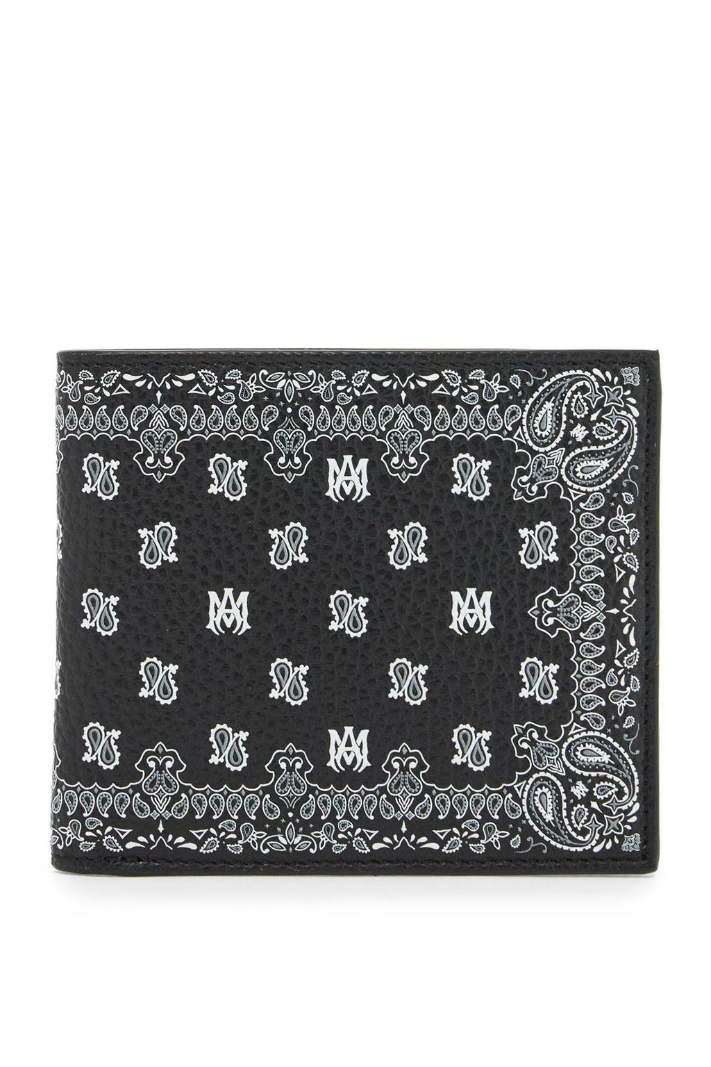 AMIRI MA BANDANA BI-FOLD WALLET BLACK