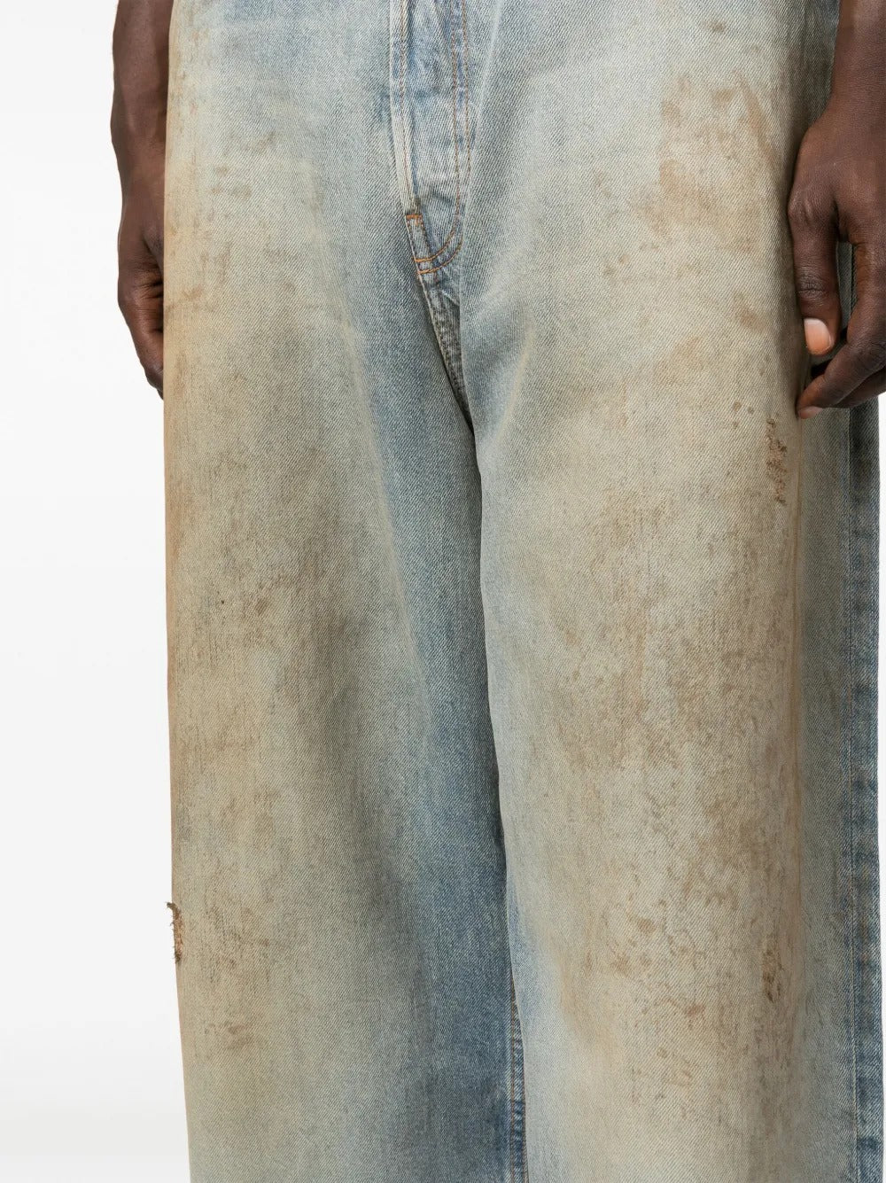 ACNE STUDIOS SUPER BAGGY DENIM MUD WASH