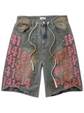 VALLEY FOREVER PINK CHARM JORTS MID WASH