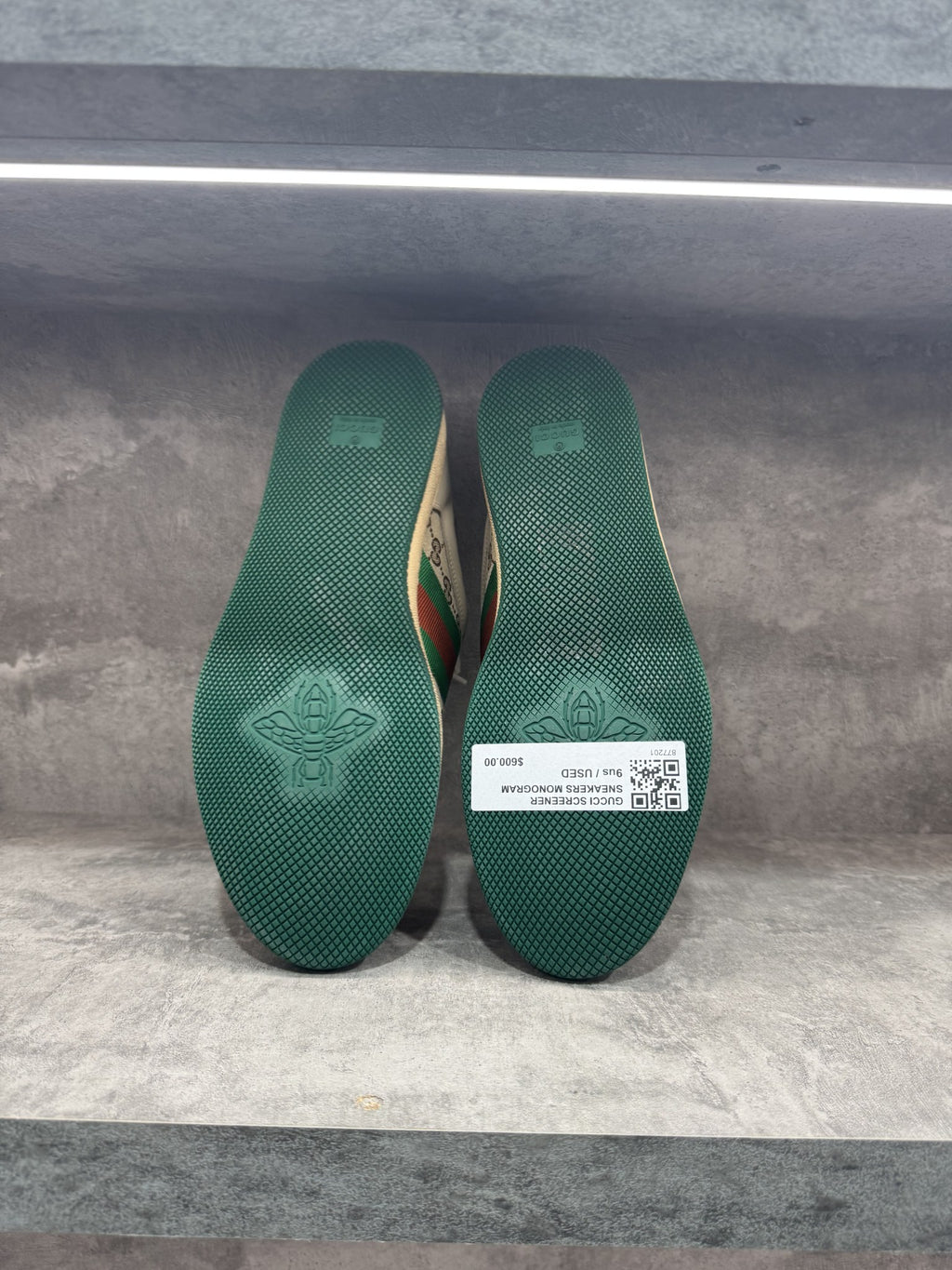 GUCCI SCREENER SNEAKERS MONOGRAM BEIGE