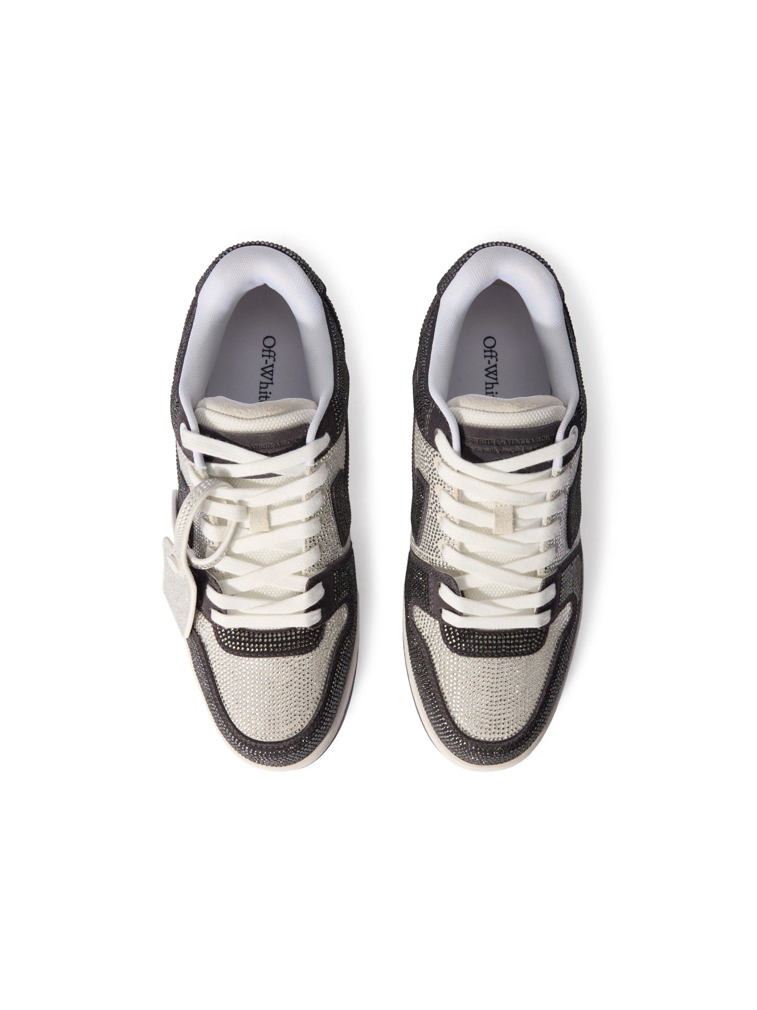 OFF WHITE OUT OF OFFICE CRYSTAL WHITE DARK GREY