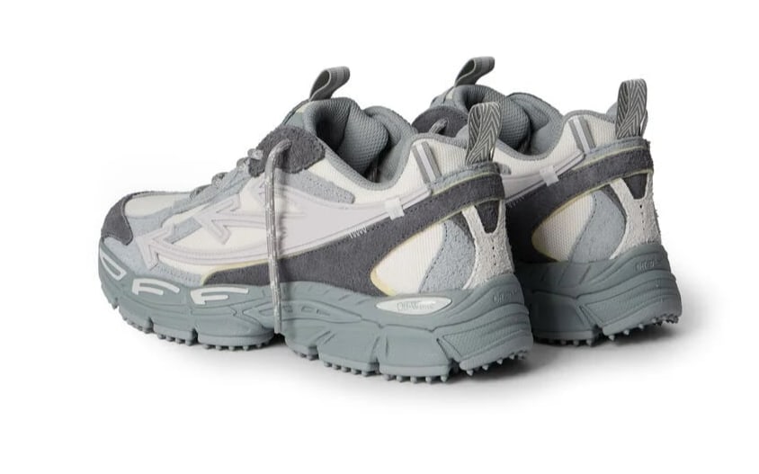OFF WHITE BE RIGHT BACK GREY SUEDE