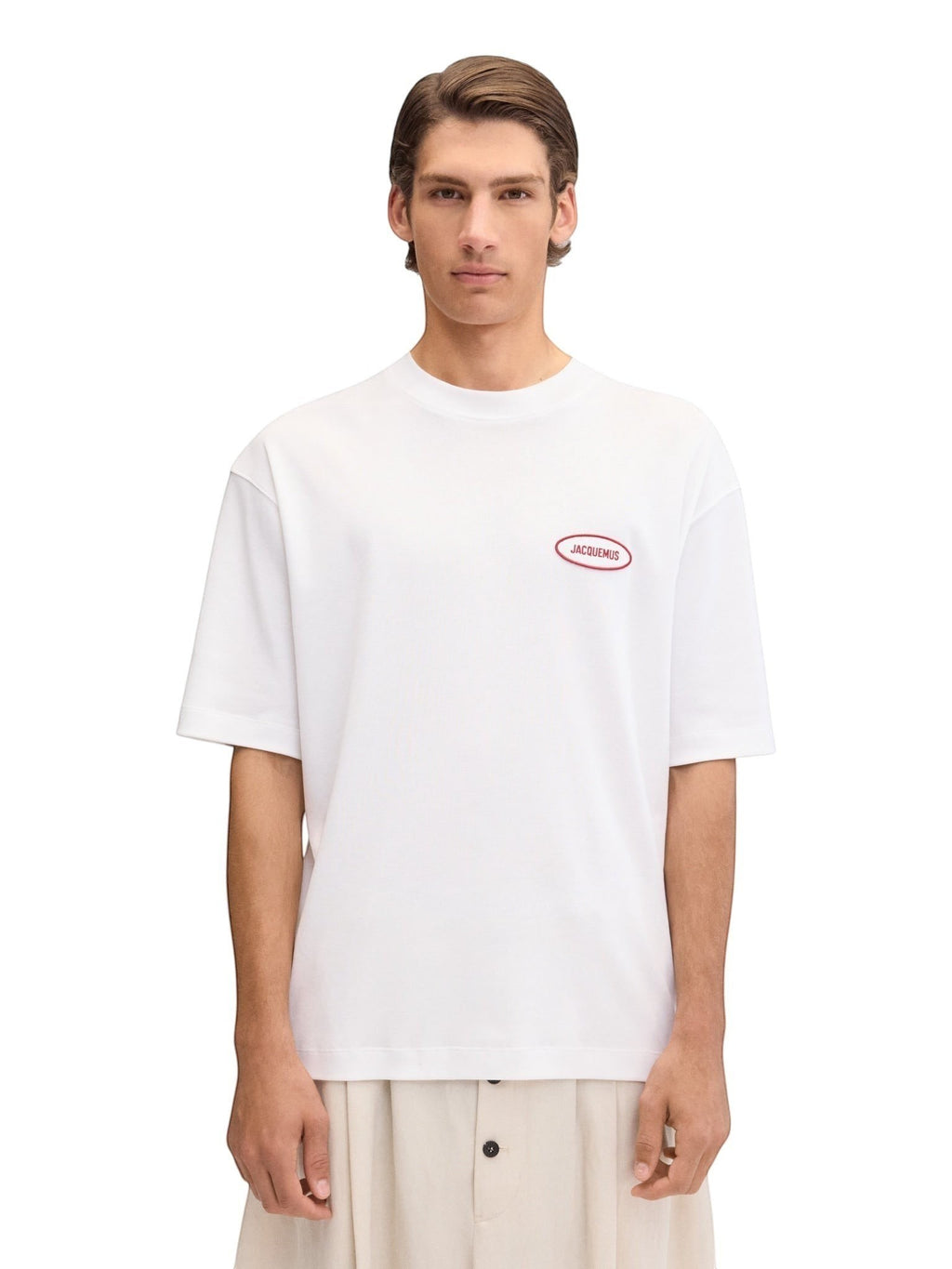 JACQUEMUS STAZIONE T SHIRT WHITE