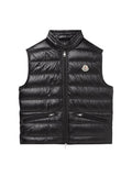 MONCLER VEST GUI LOGO-APPLIQUÉD QUILTED SHELL DOWN GILET