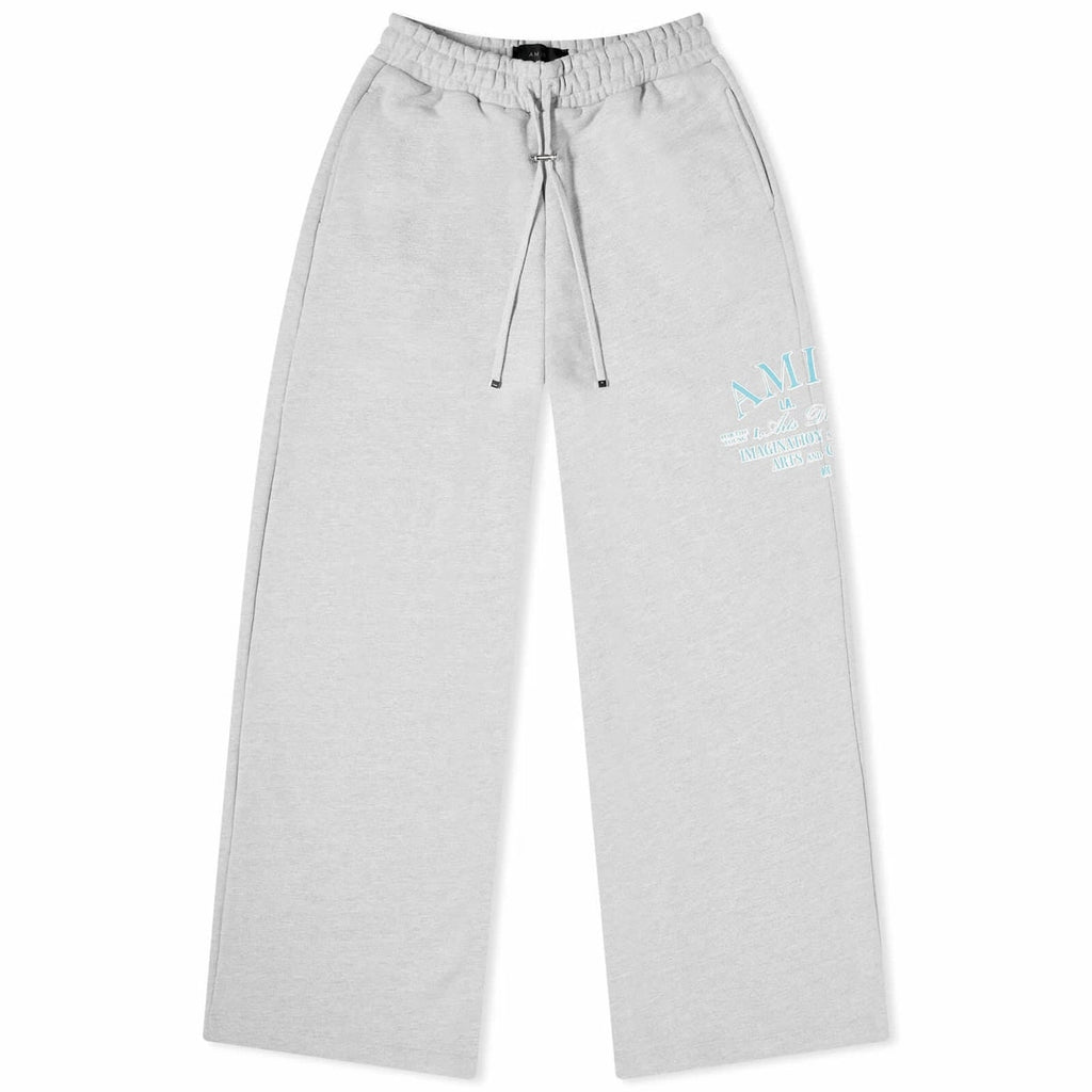 AMIRI ARTS DISTRICT BAGGY SWEATPANTS HEATHER GREY